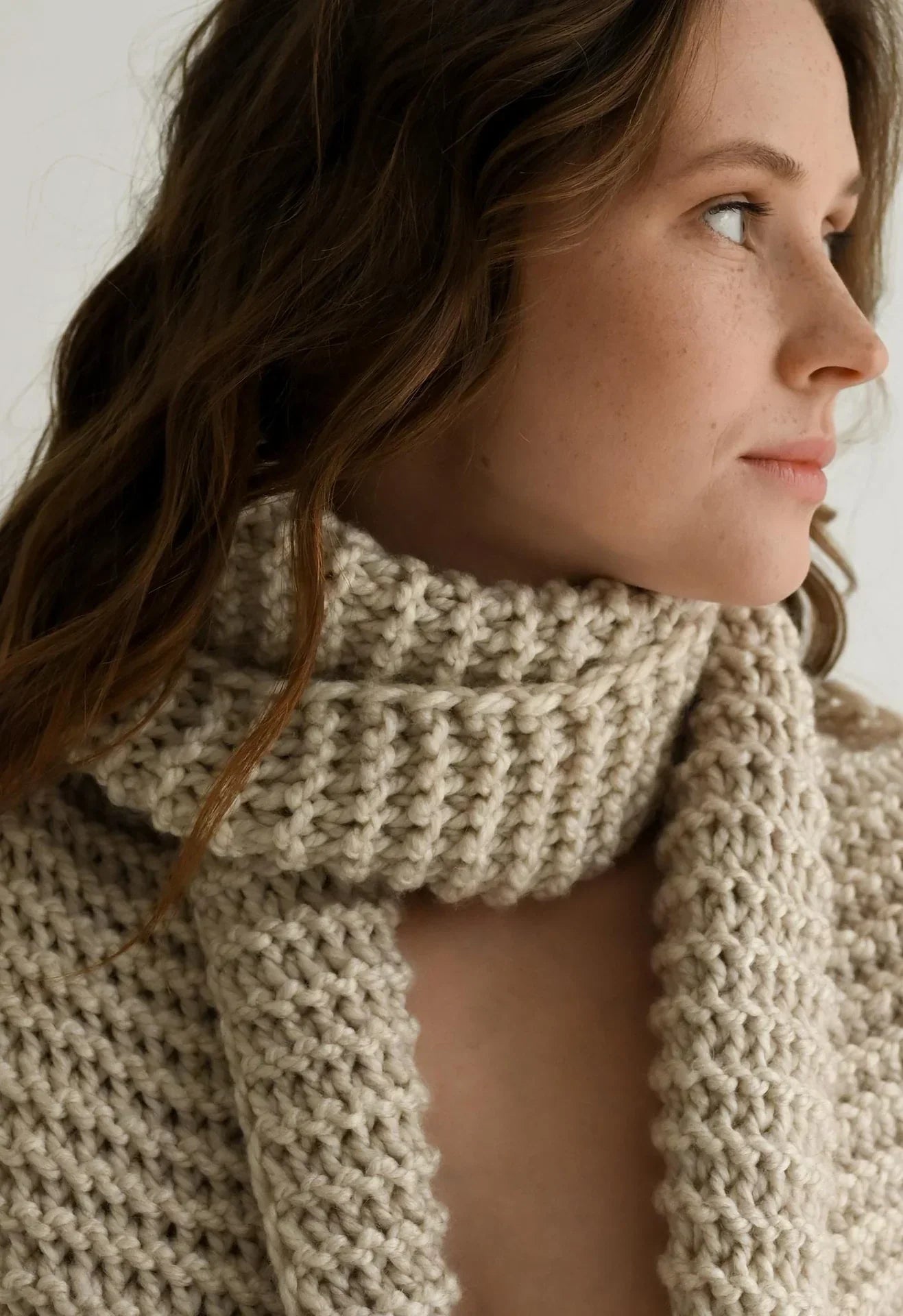 Knitted scarf
