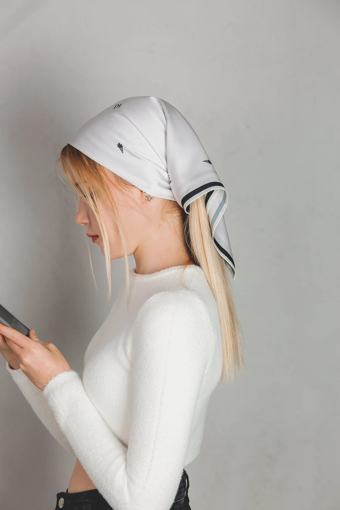 My Kyiv. Neck Scarf White