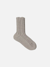 Unisex Wool Socks Cold Beige